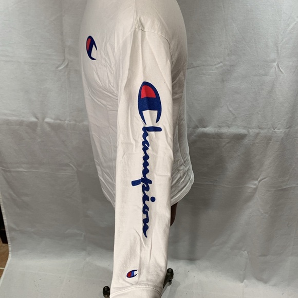 Authentic Vintage Champion Ls T-Shirt White Size Medium - Picture 2 of 5